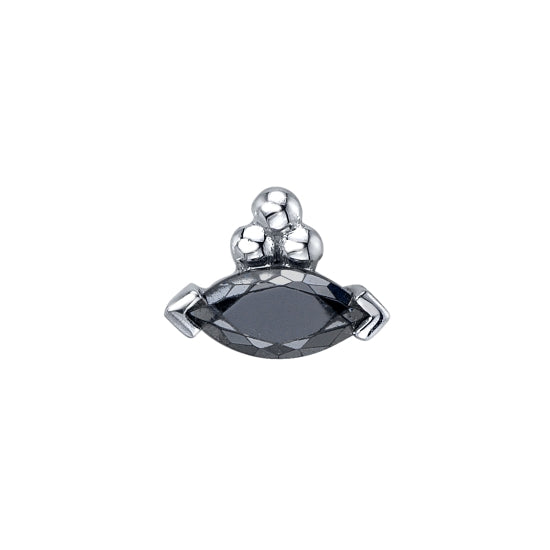 Marquise V Prong with Tri Bead
