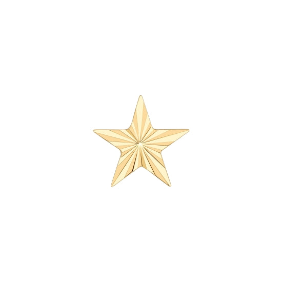Diamond Cut Flat Star