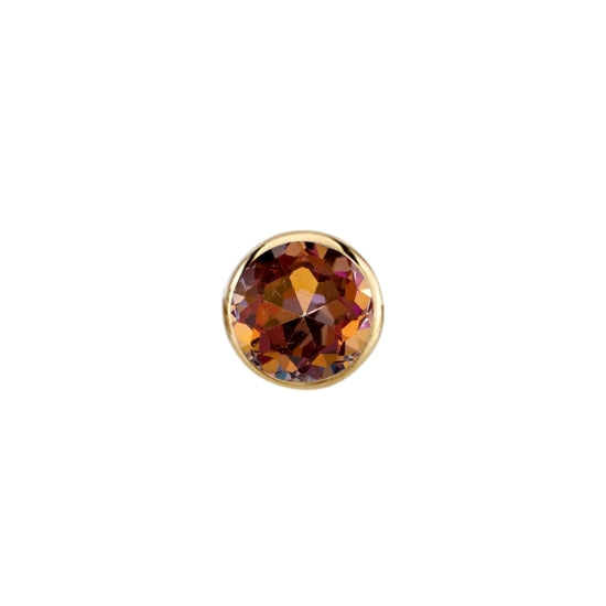 Anastasia Topaz Round - Threadless