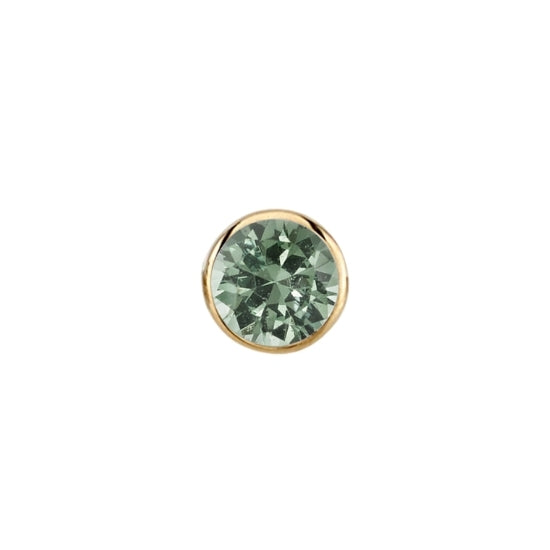 Green Quartz Round - Threadless