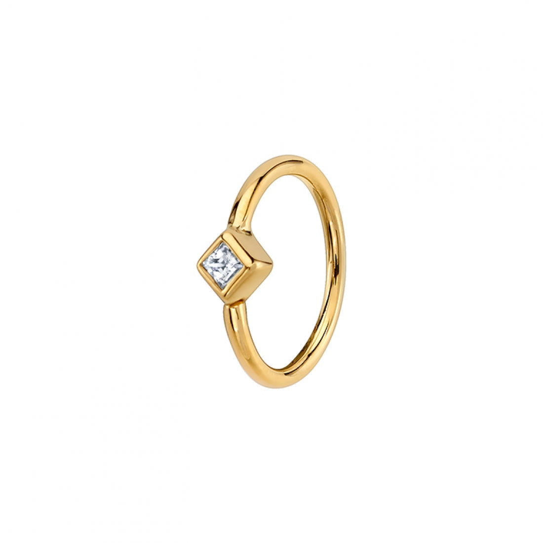 Princess Bezel Ring