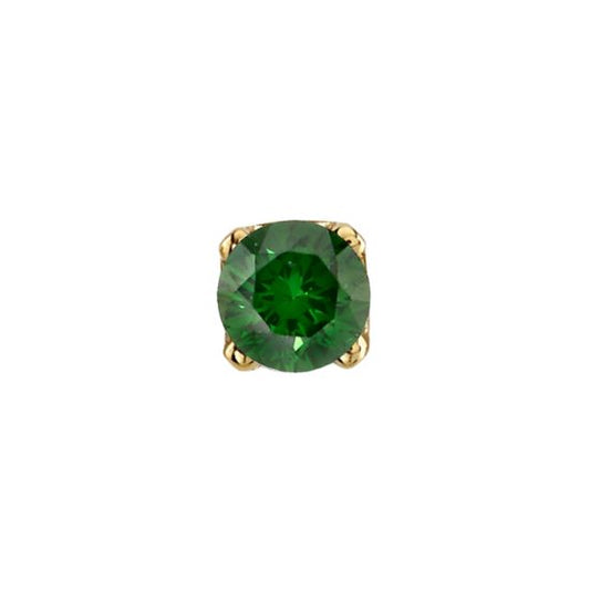 Forest Green Diamond Round