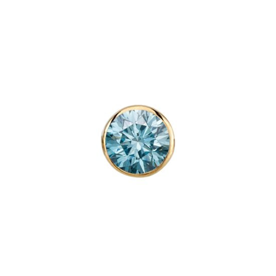 Ice Blue Diamond Round