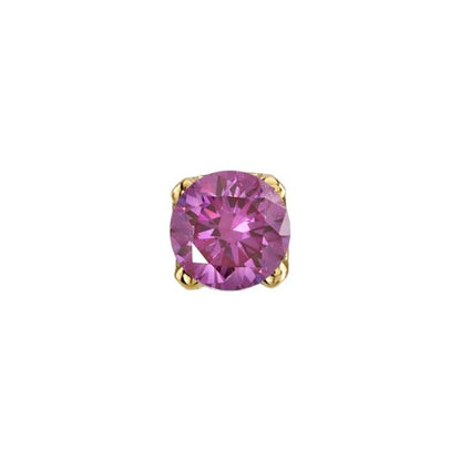 Rose Pink Diamond Round