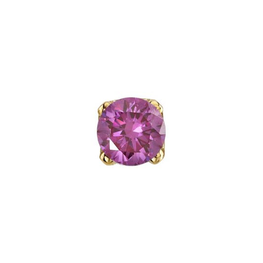 Rose Pink Diamond Round