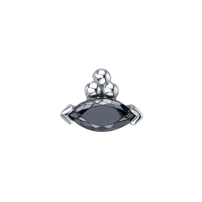 Marquise V Prong with Tri Bead