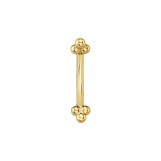Tri Bead Curved Bar