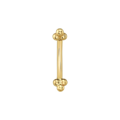 Tri Bead Curved Bar