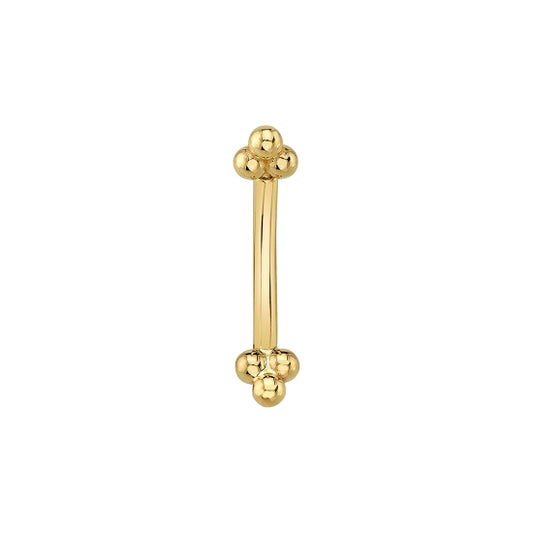Tri Bead Curved Bar