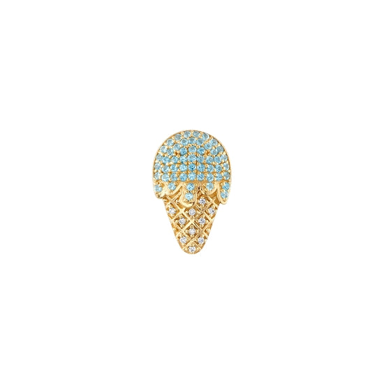 Micro Pave Ice Cream Cone