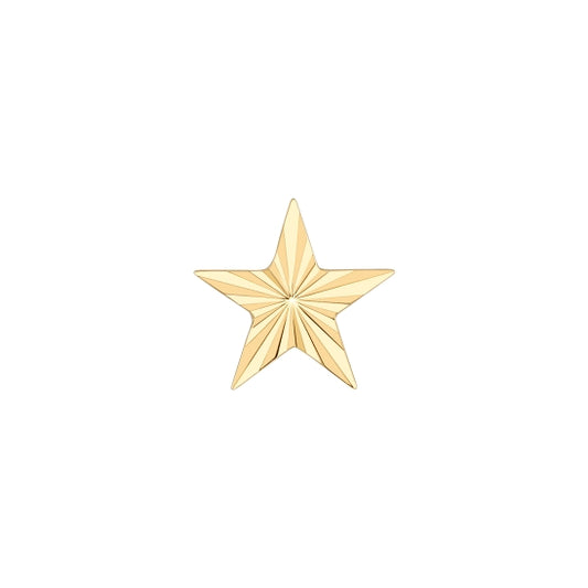 Diamond Cut Flat Star