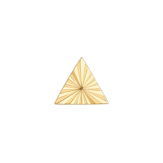 Diamond Cut Flat Triangle