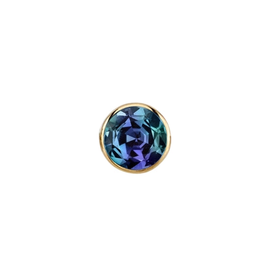 Alexandrite Round - Threadless