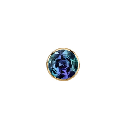 Alexandrite Round - Threadless