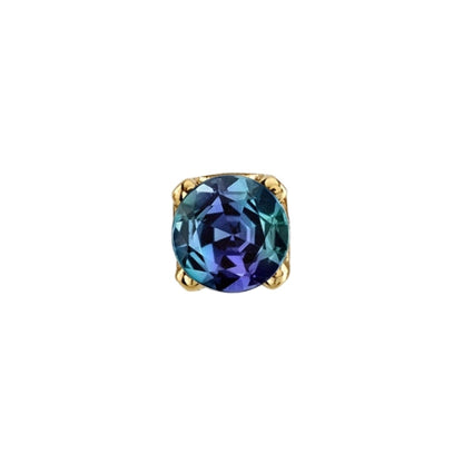 Alexandrite Round - Threadless