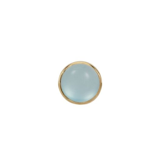 Aqua Chalcedony Solitaire - Threadless