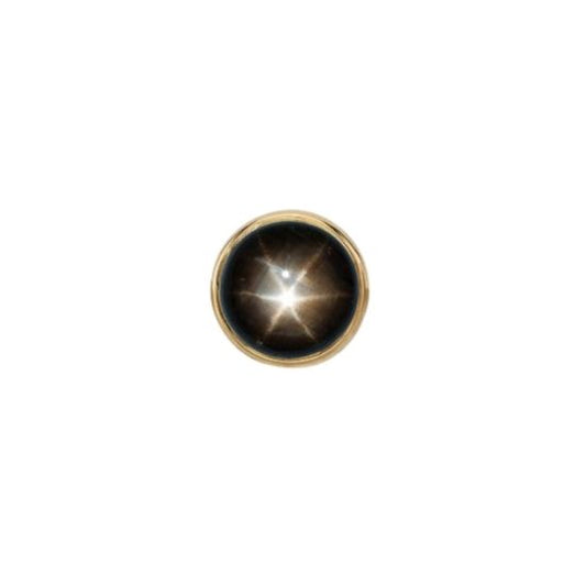 Black Star Sapphire Solitaire - Threadless