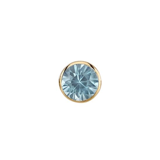Blue Zircon Round