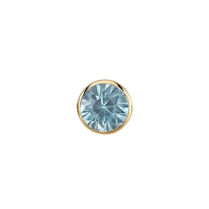 Blue Zircon Round