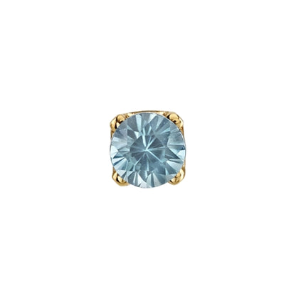 Blue Zircon Round