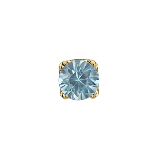 Blue Zircon Round