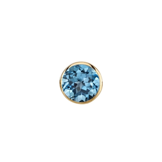 Ice Blue Topaz Round