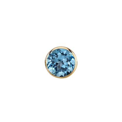 Ice Blue Topaz Round