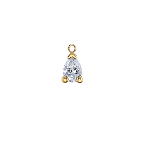 Pear Prong Charm