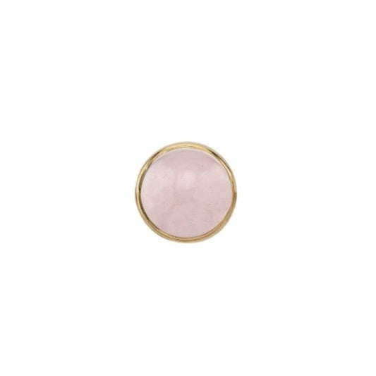 Rose Quartz Solitaire - Threadless