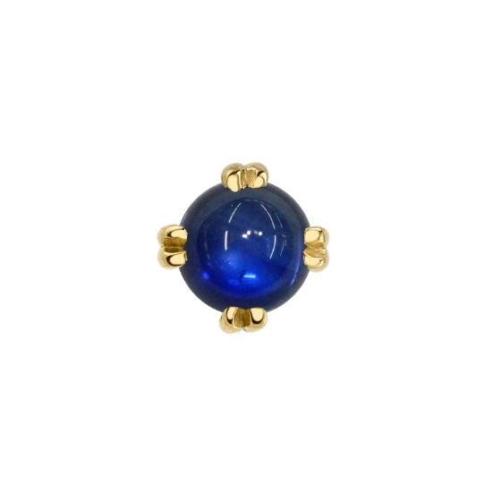 Blue Sapphire Solitaire - Threadless