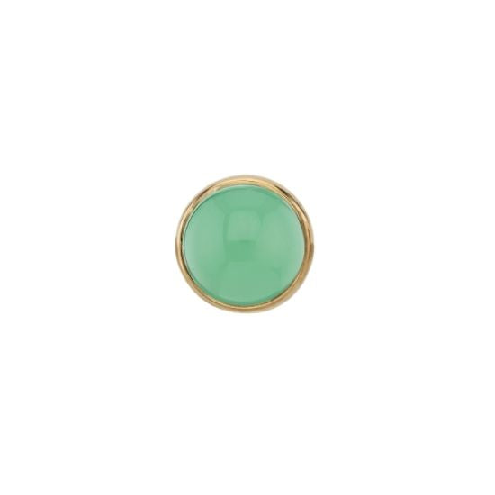 Chrysoprase Solitaire - Threadless