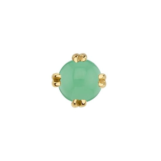 Chrysoprase Solitaire - Threadless
