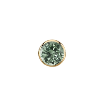 Green Quartz Round - Threadless