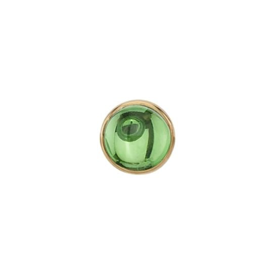 Green Tourmaline Solitaire - Threadless