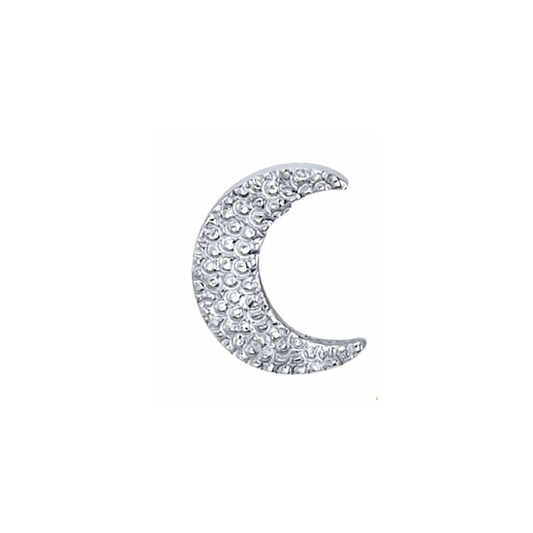 Pave Crescent Moon