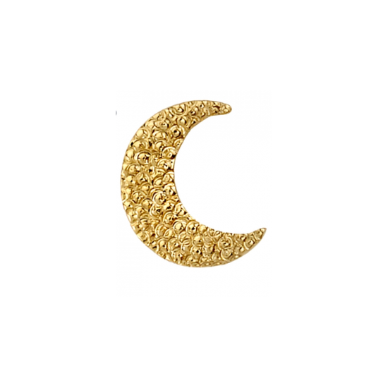 Pave Crescent Moon