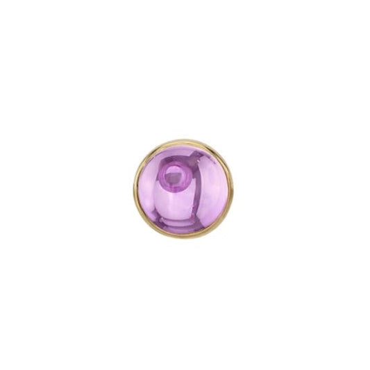 Pink Sapphire Solitaire - Threadless