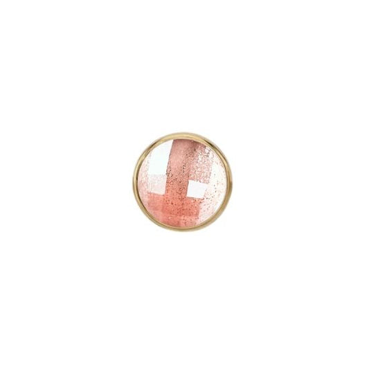 Rose Cut Oregon Sunstone Solitaire - Threadless