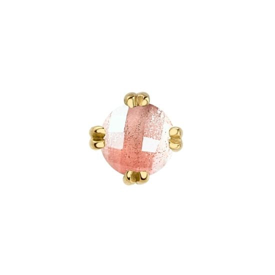 Rose Cut Oregon Sunstone Solitaire - Threadless