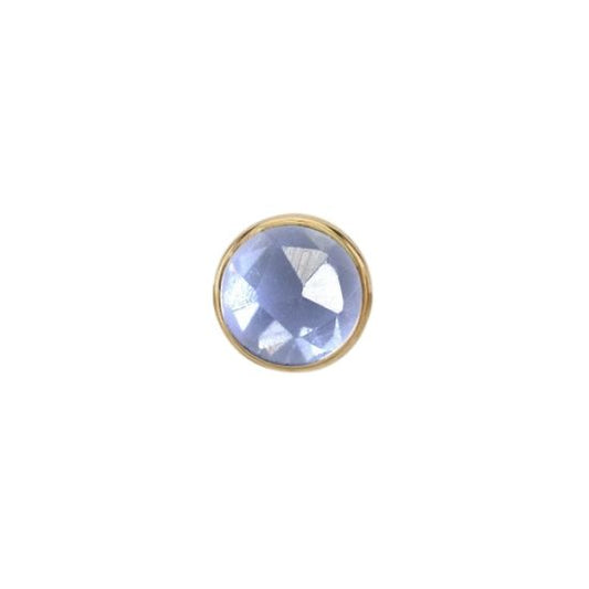Rose Cut Tanzanite Solitaire - Threadless