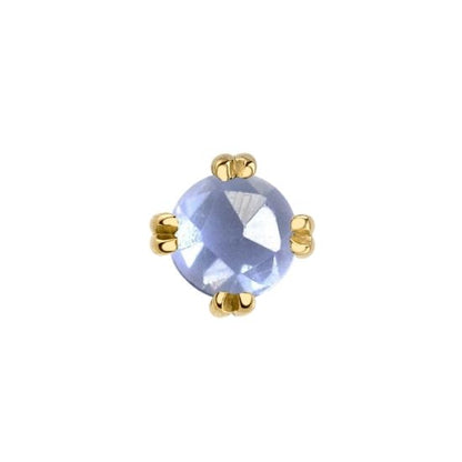 Rose Cut Tanzanite Solitaire