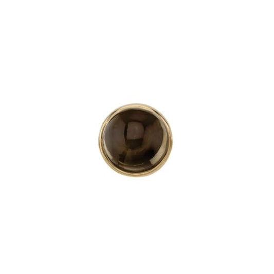Smoky Quartz Solitaire - Threadless