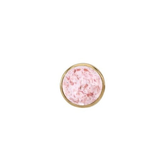 Strawberry Quartz Solitaire - Threadless