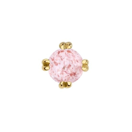 Strawberry Quartz Solitaire