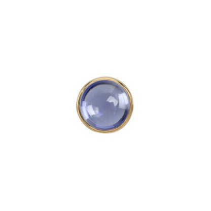 Tanzanite Cabochon Solitaire - Threadless