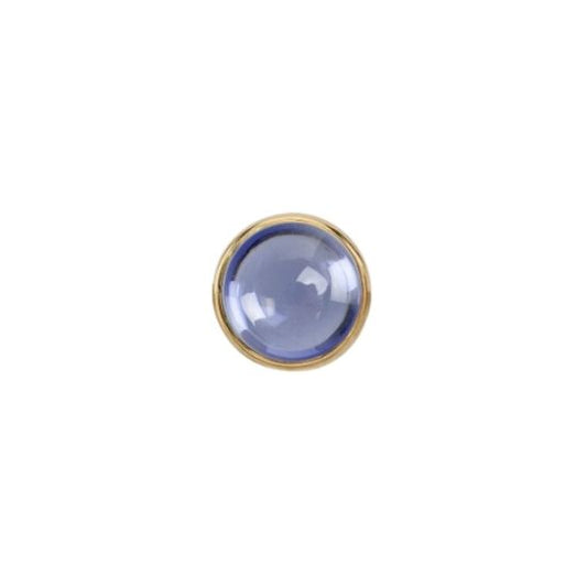 Tanzanite Cabochon Solitaire - Threadless