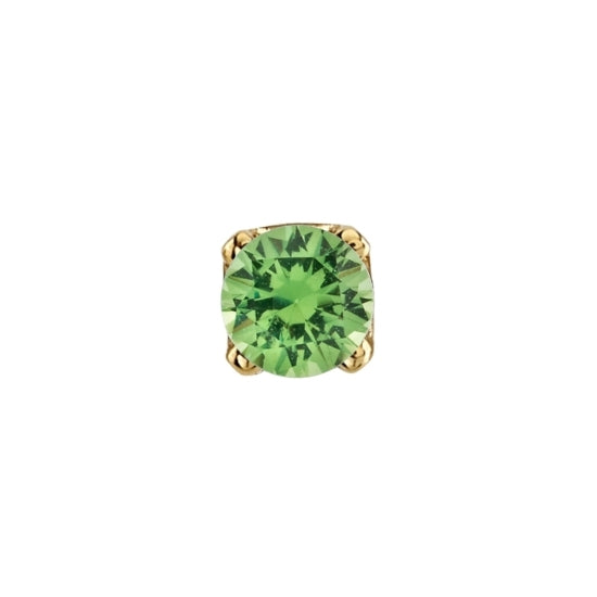 Tsavorite Round - Threadless