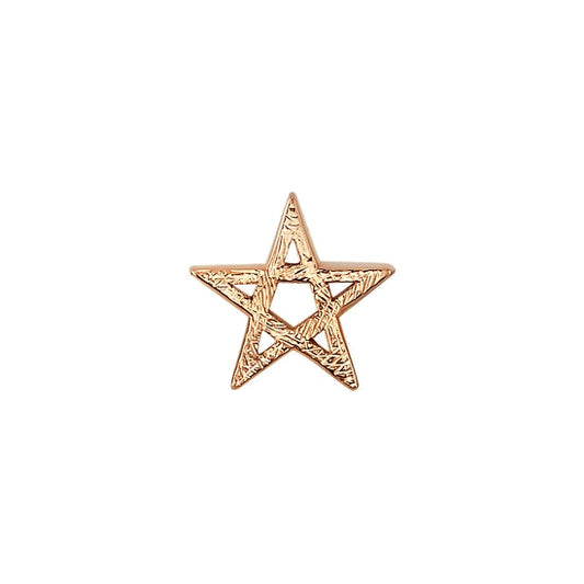 Pentagram Star Florentine - Threadless