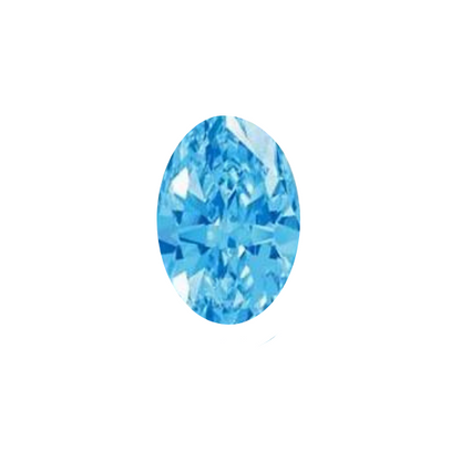 Oval Gem Navel Curve