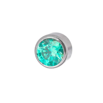 Bezel Gem - 4mm - Threadless